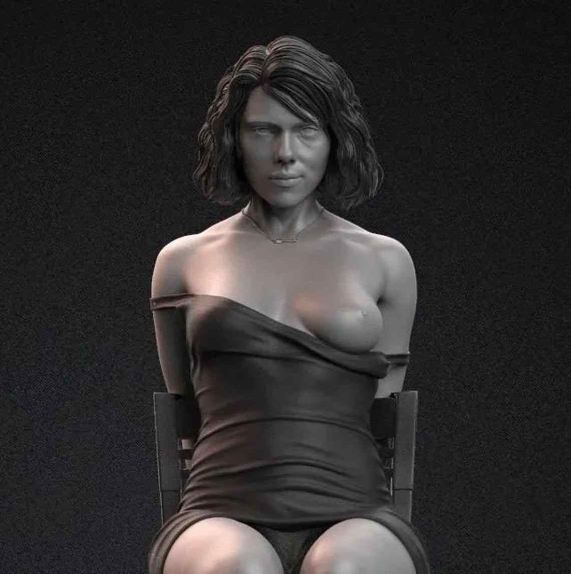 Sexy Black Widow (Scarlett Johansson) Statue (+NSFW) ‹ 3D Spartan Shop