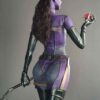 violet catwoman diorama statue 4