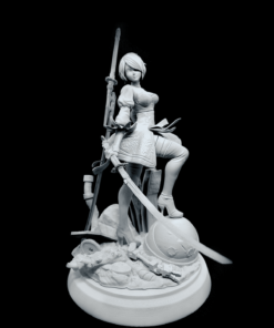 Nier Automata 2B Diorama Statue | 3D Print Model | STL Files