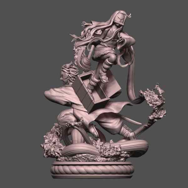 Demon Slayer - Tanjiro and Nezuko Diorama Statue ‹ 3D Spartan Shop