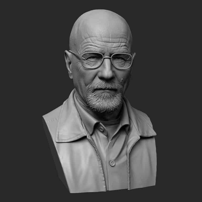 Breaking Bed - Walter White (Heisenberg) Bust ‹ 3D Spartan Shop
