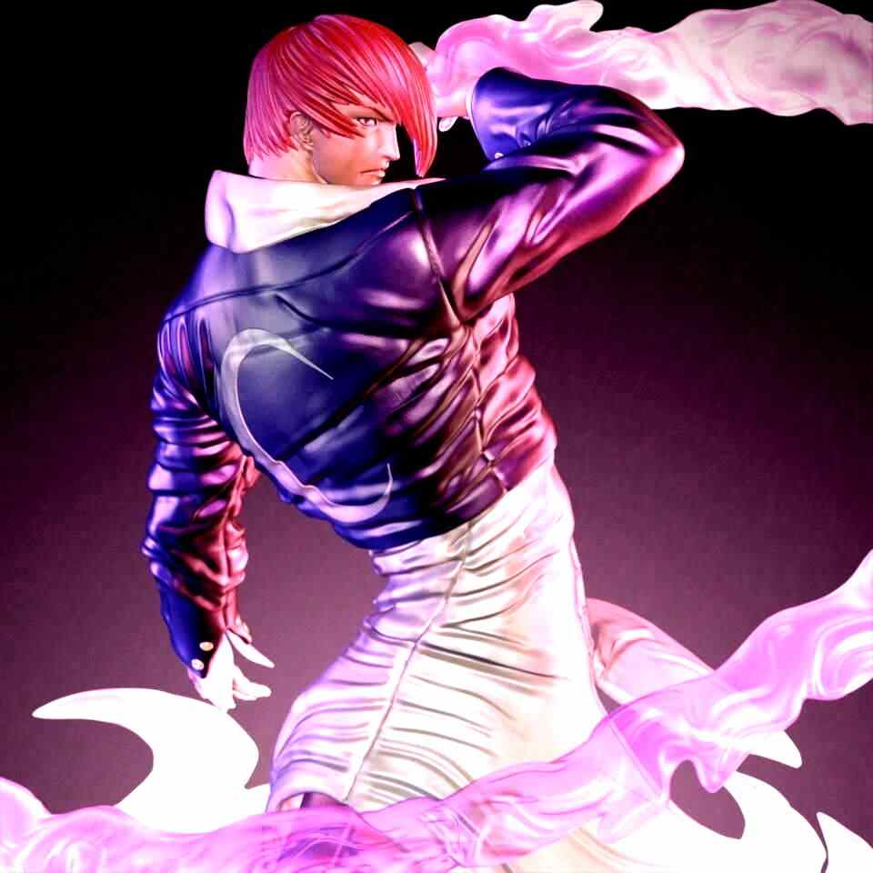 DEC218184 - KING OF FIGHTERS DS-044 IORI YAGAMI DIORAMA STAGE 6IN