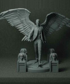Lucifer Morningstar Diorama Statue | 3D Print Model | STL Files