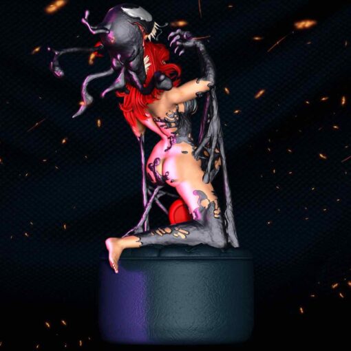 Sexy Mary Jane Venom Diorama Statue | 3D Print Model | STL Files