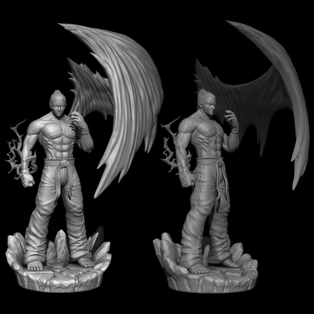 Kazuya Mishima Tekken 8 Bust 3D model 3D printable