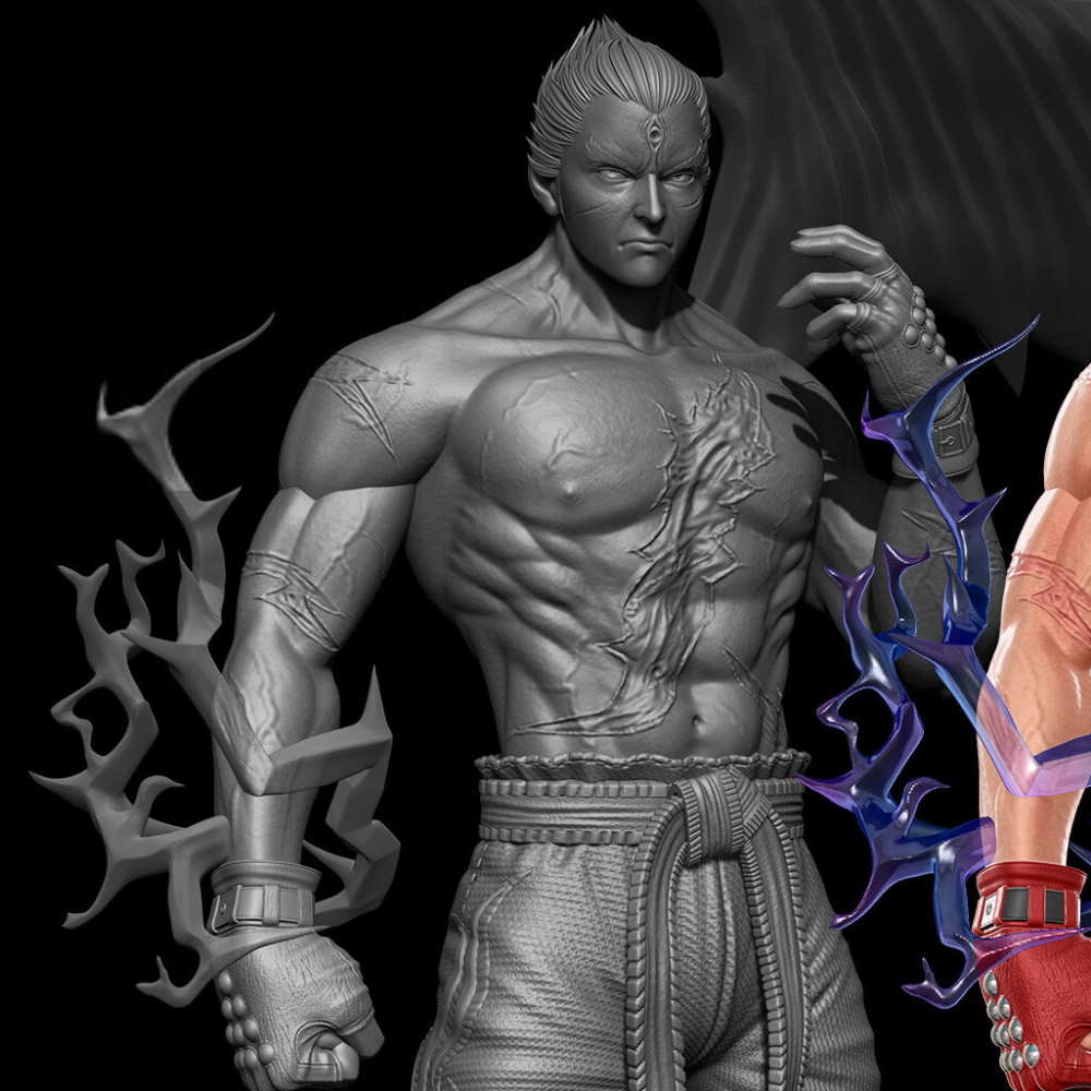 Tekken Hwoarang Fan Art Statue 3d Print Model